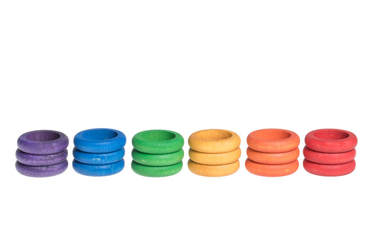 18 Ringe (6 Farben)
