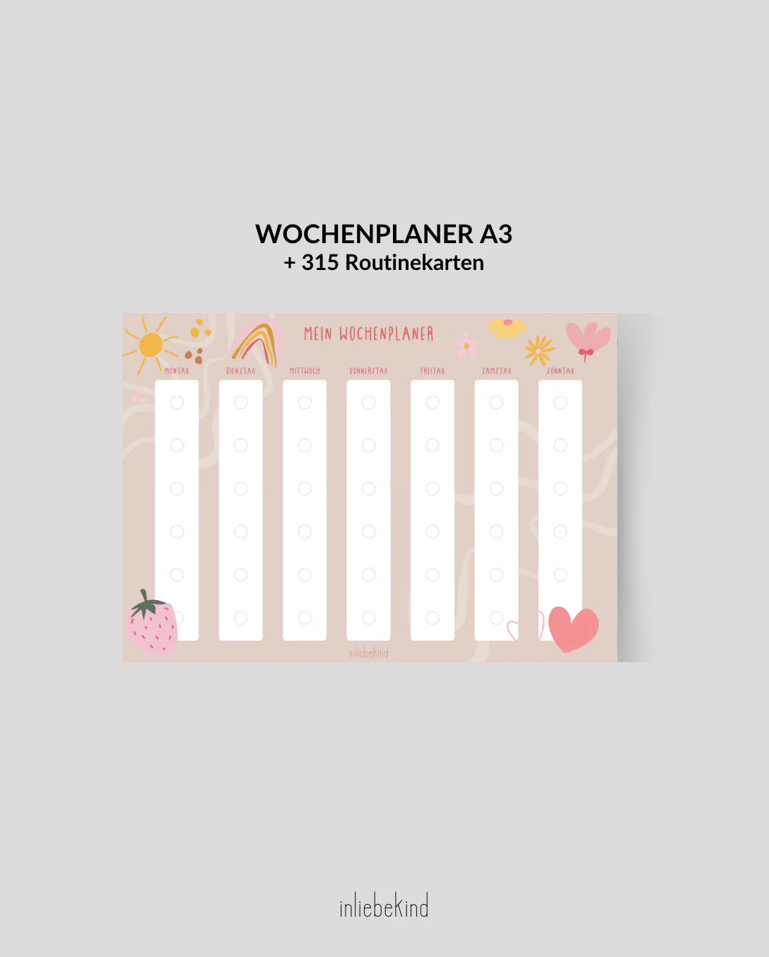Wochenplaner LOVE A3