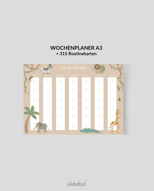 Wochenplaner SAFARI A3