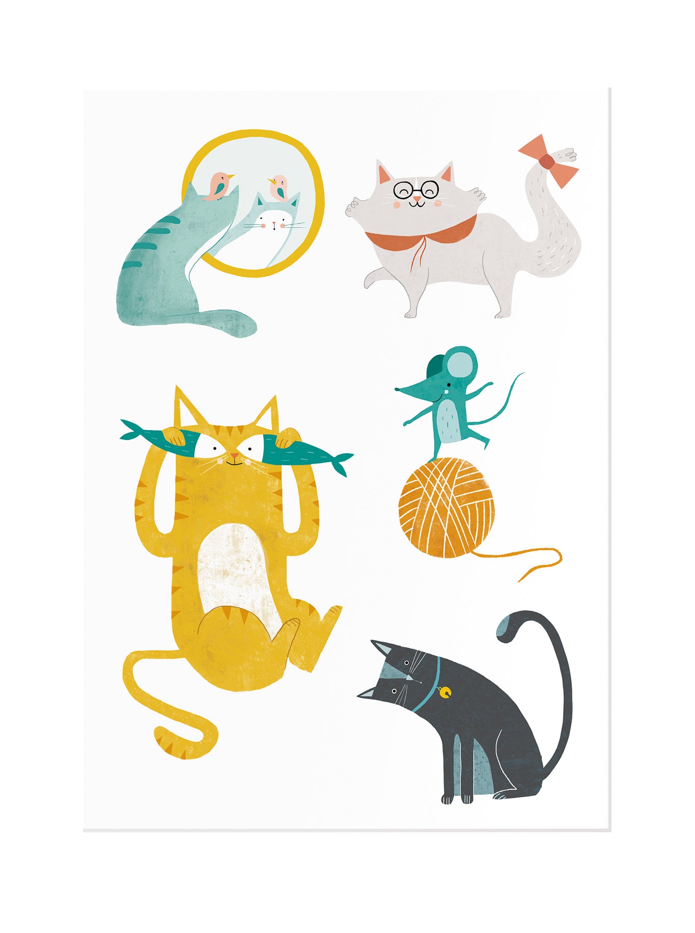 Kindertattoos "Katzen"