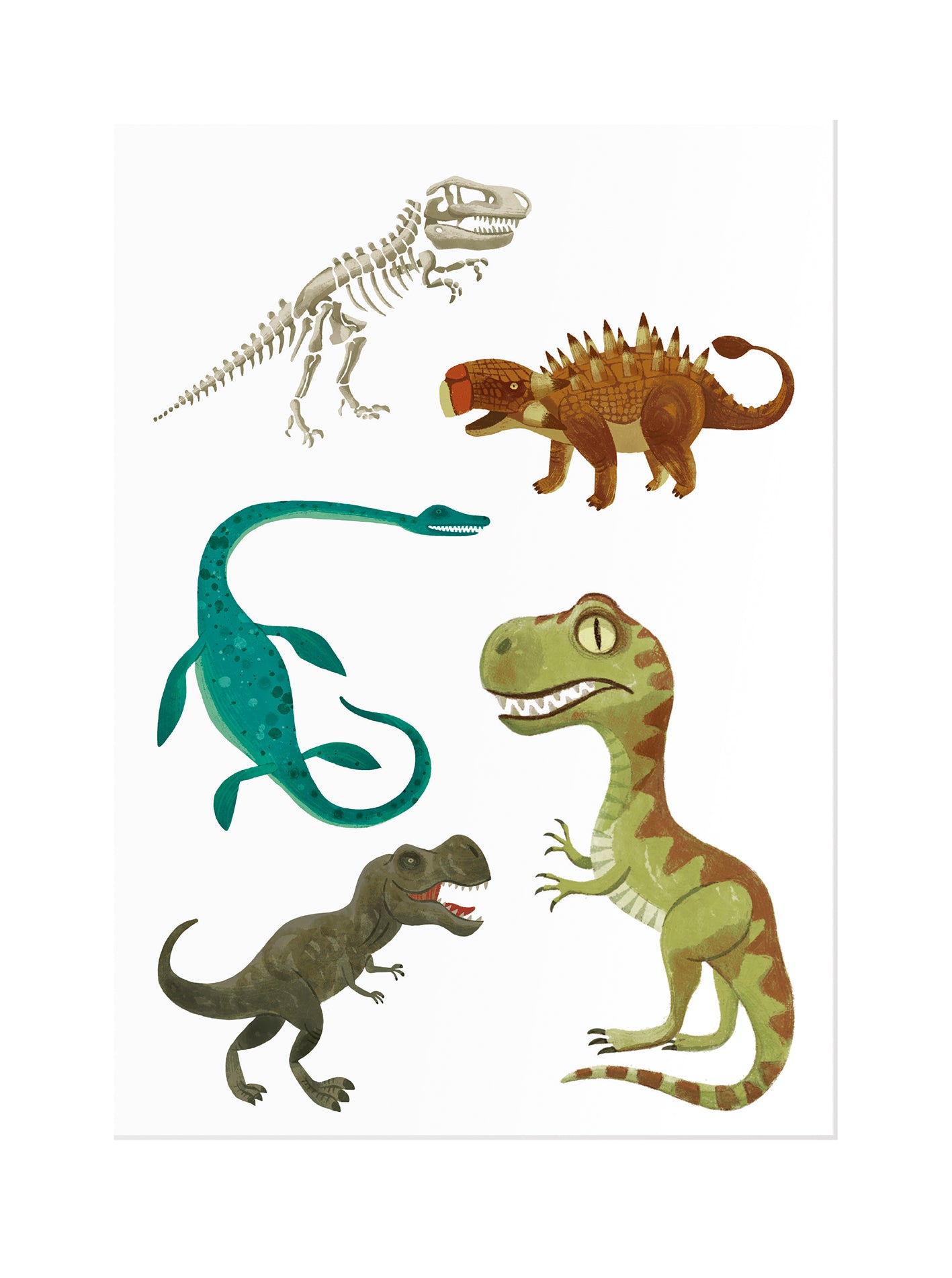 Kindertattoos "Dinosaurier"