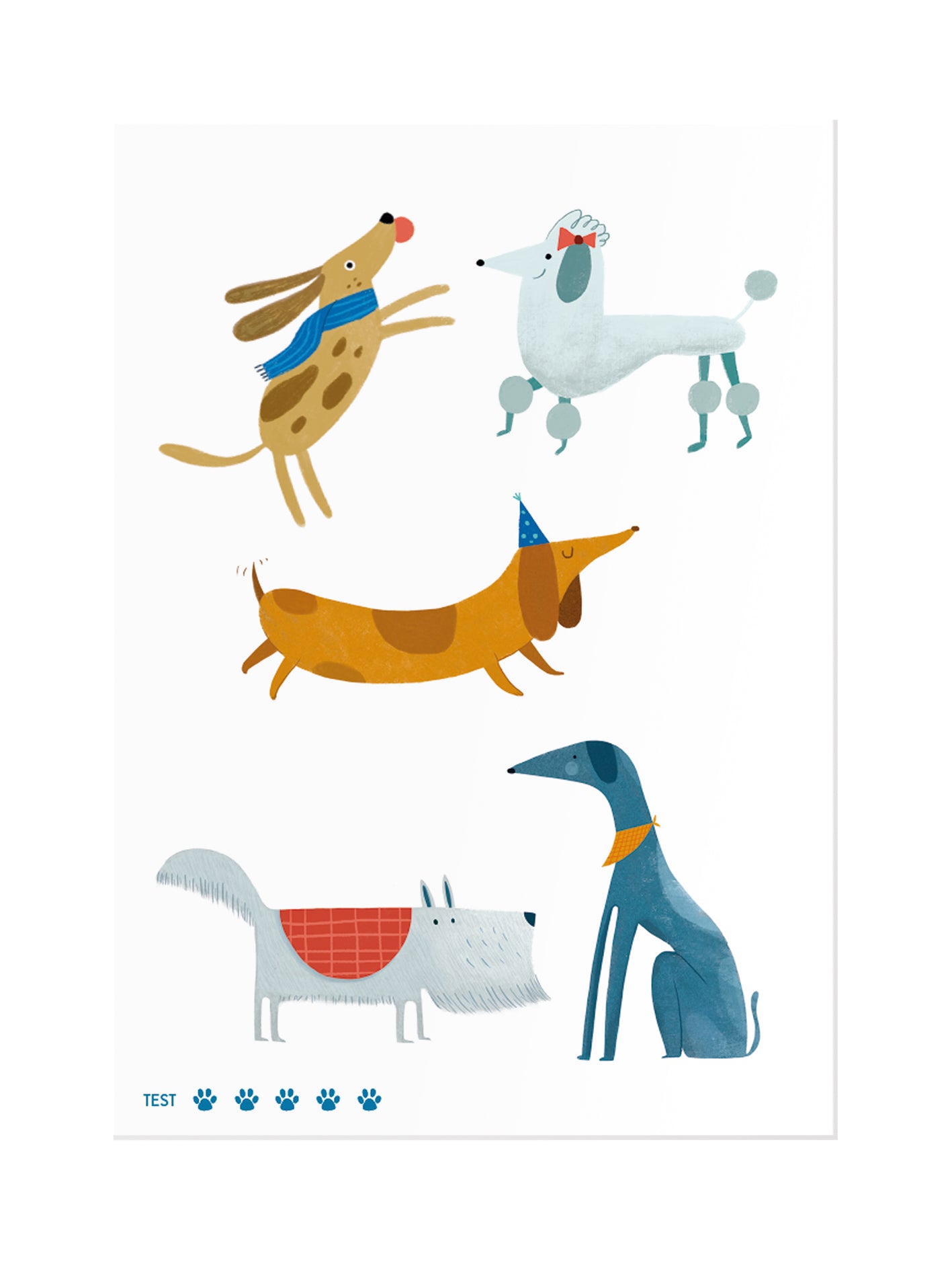 Kindertattoos "Hunde"