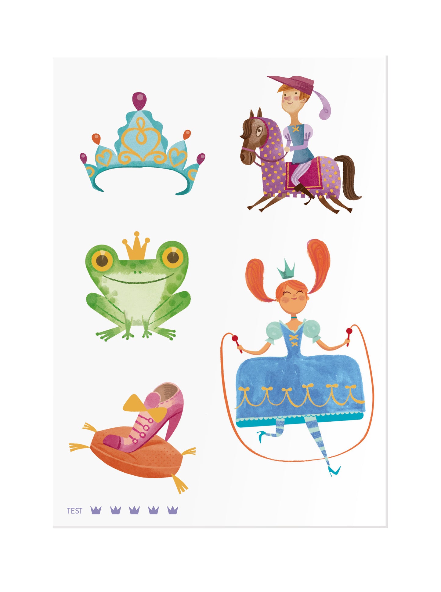 Kindertattoos "Prinzessin"