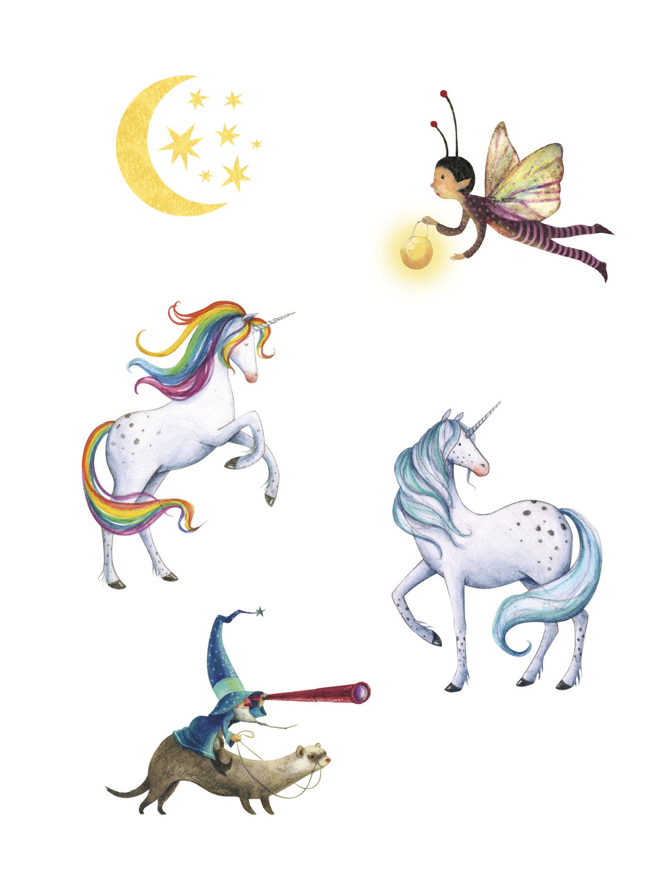 Kindertattoos "Einhorn"