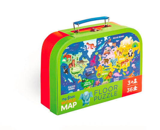 Puzzle "My first World Map", 36 Teile, ab 3 Jahren