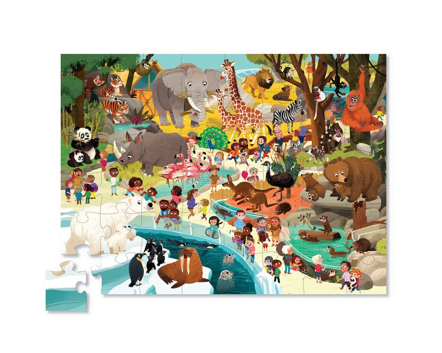 Puzzle "Day at the Zoo", 48 Teile, ab 4 Jahren