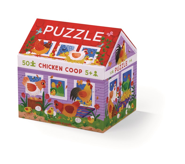 Puzzle "Chicken Coop", 50 Teile, ab 5 Jahren