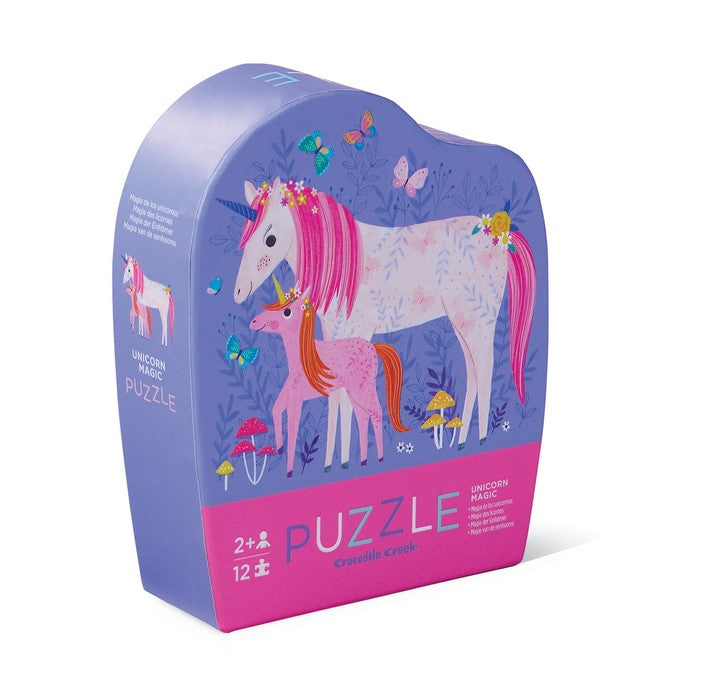 Mini Puzzle, "Unicorn Magic", 12 Teile, ab 2 Jahren