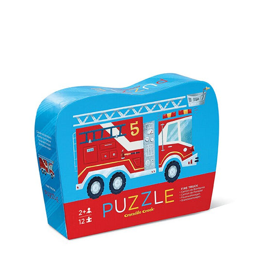 Mini Puzzle, "Fire Truck", 12 Teile, ab 2 Jahren