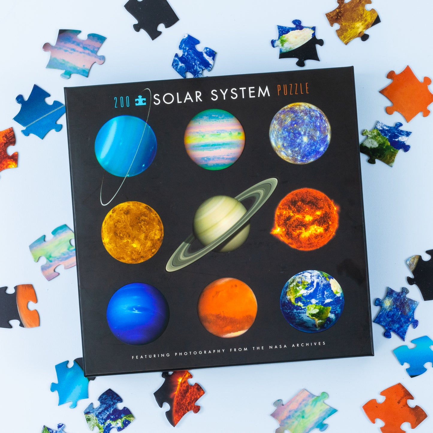 Puzzle & Poster "Solar System", 200 Teile, ab 6 Jahren