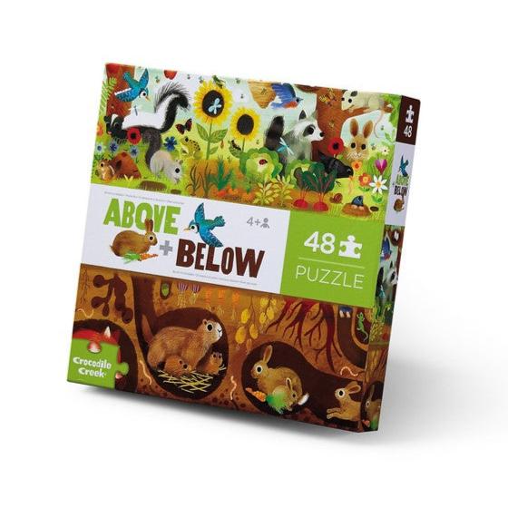 Puzzle Above & Below "Backyard Discovery", 48 Teile, ab 4 Jahren