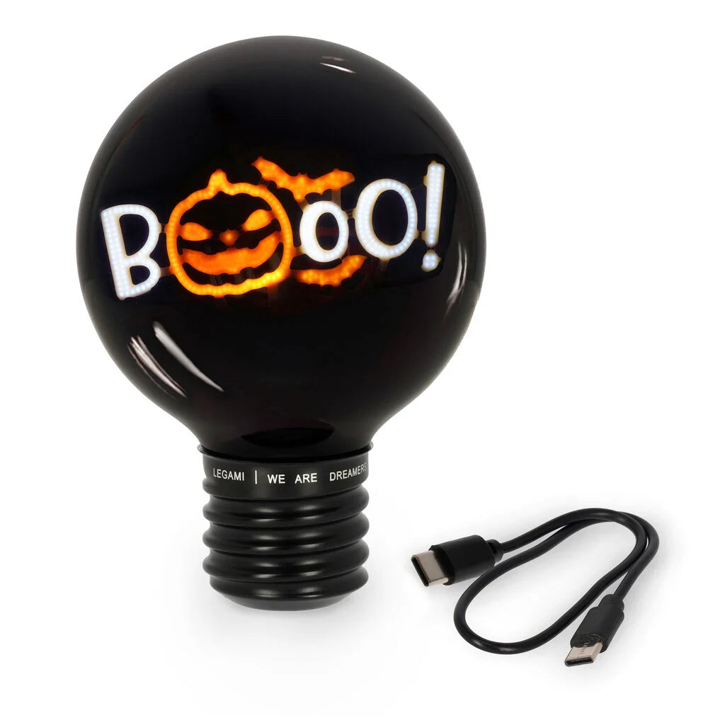 "Pumpkin Boo" - Deko-Tischlampe Halloween
