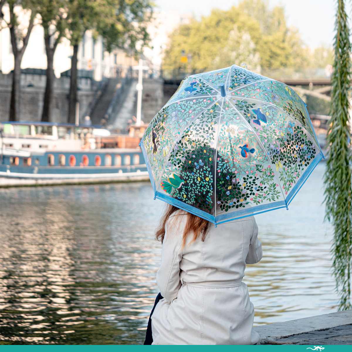 Regenschirm "Wilde Vögel" für Erwachsene