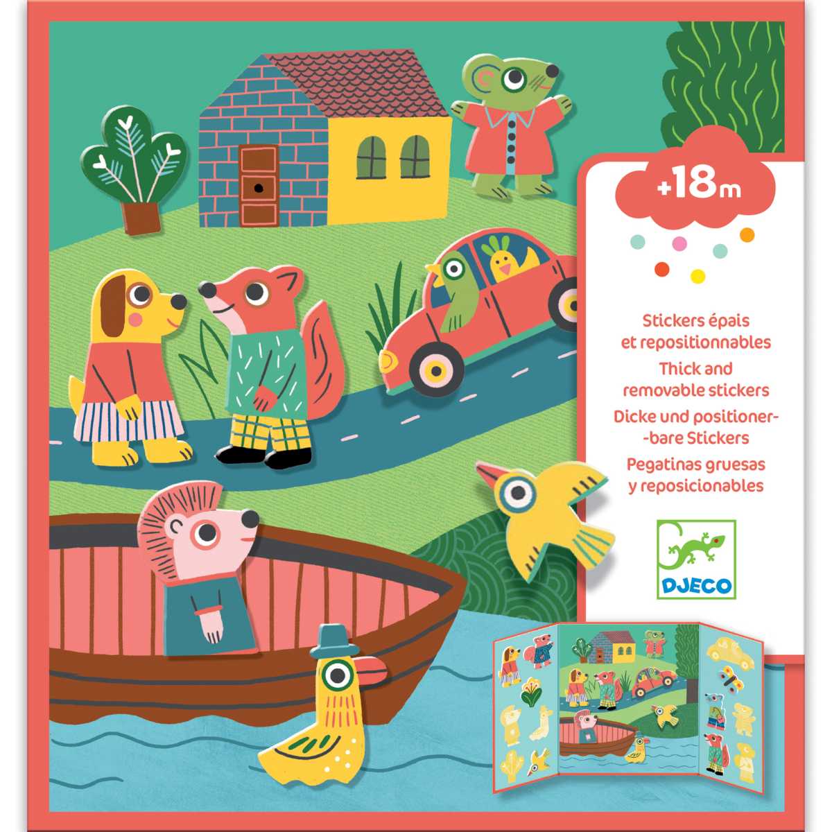Sticker: Tiere, ab 18 Monaten