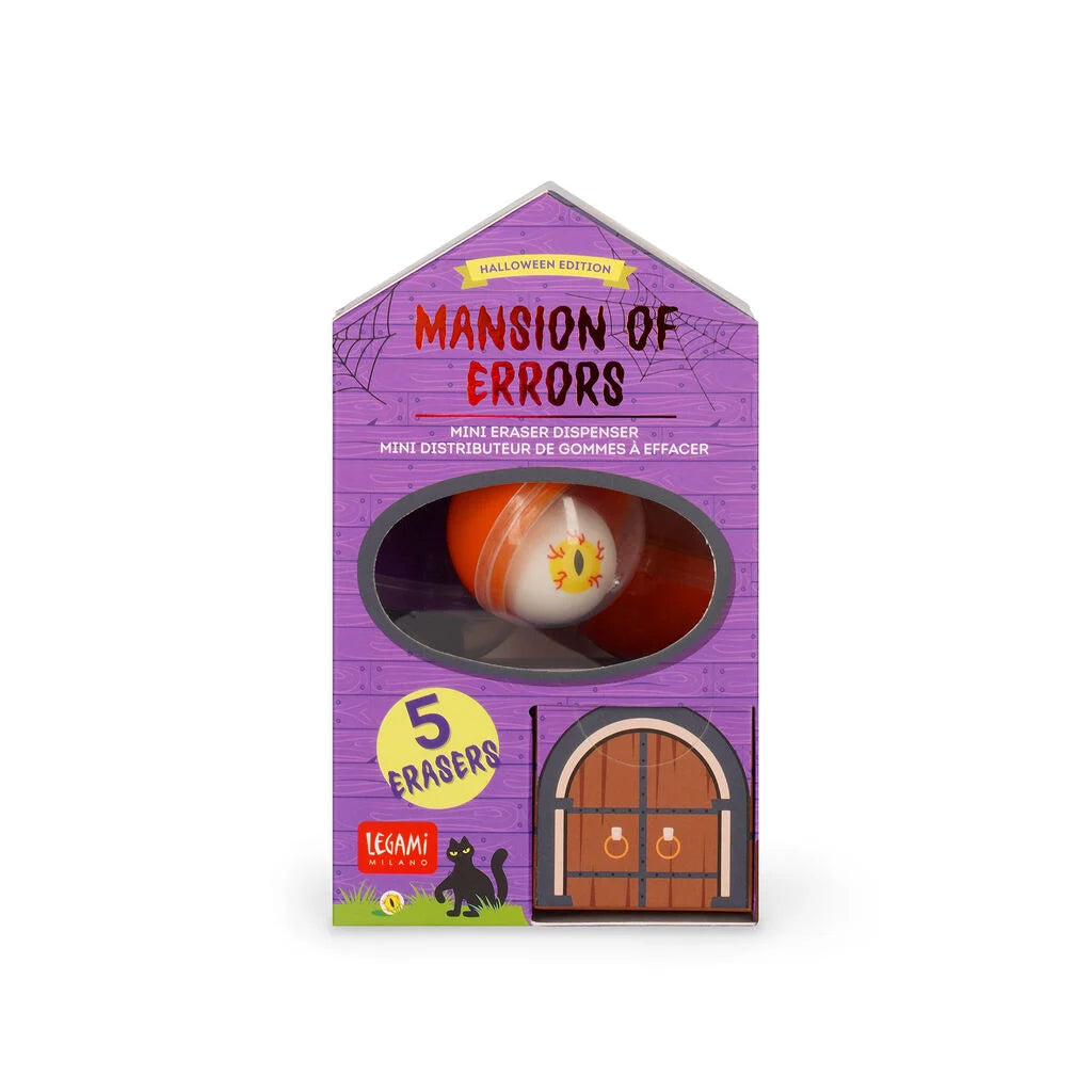 "Mansion of Errors" - Mini-Radiergummispender