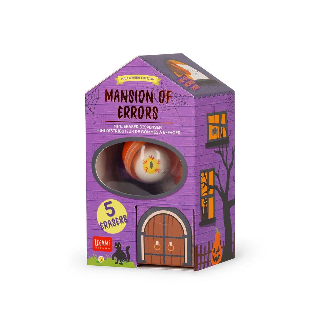 "Mansion of Errors" - Mini-Radiergummispender