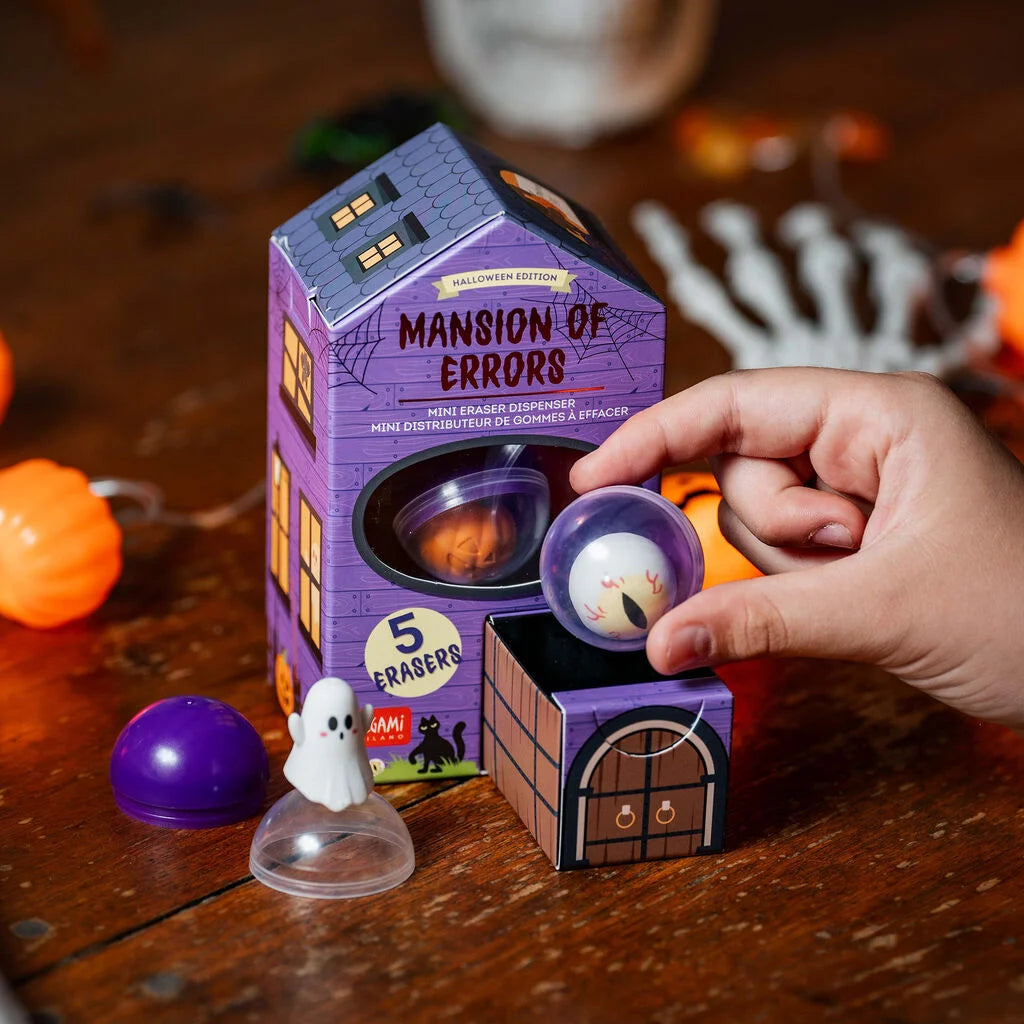 "Mansion of Errors" - Mini-Radiergummispender