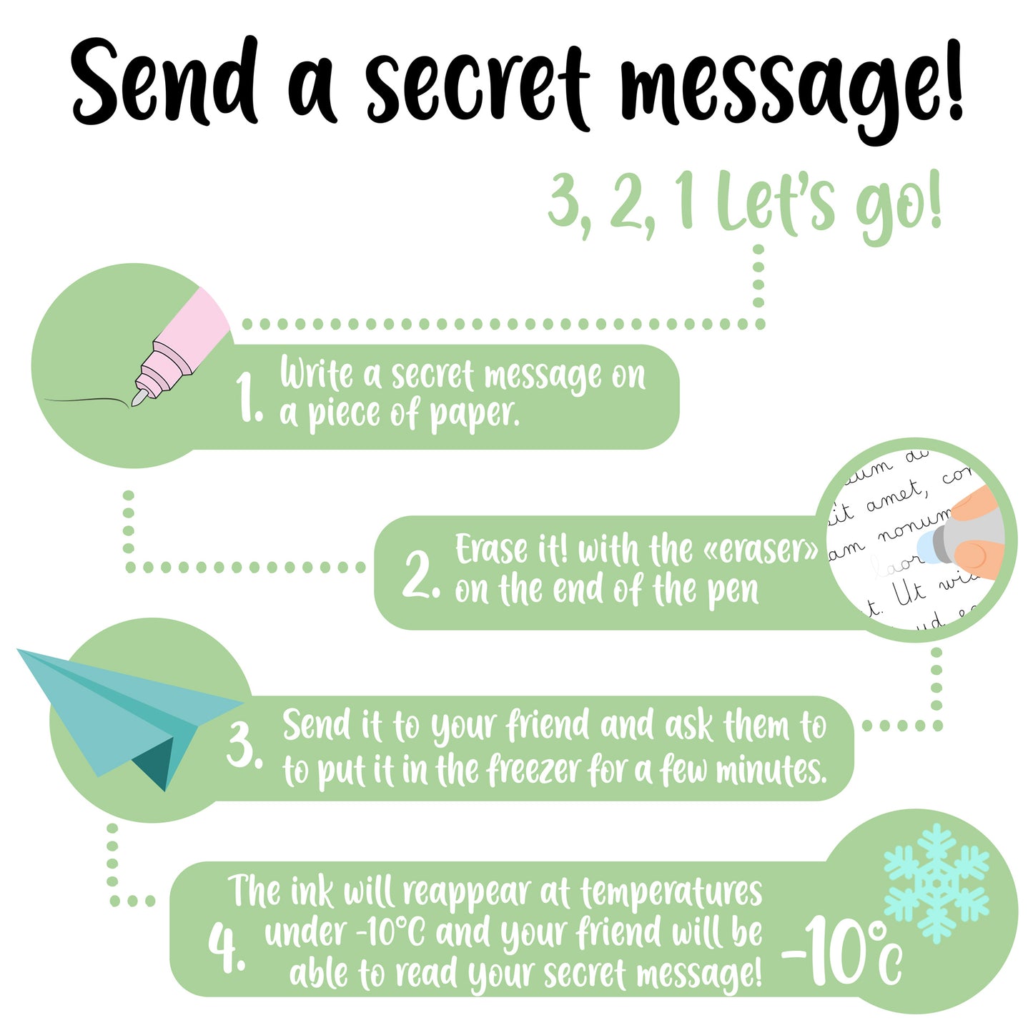 "Marienkäfer" - Löschbarer Gelstift, Legami