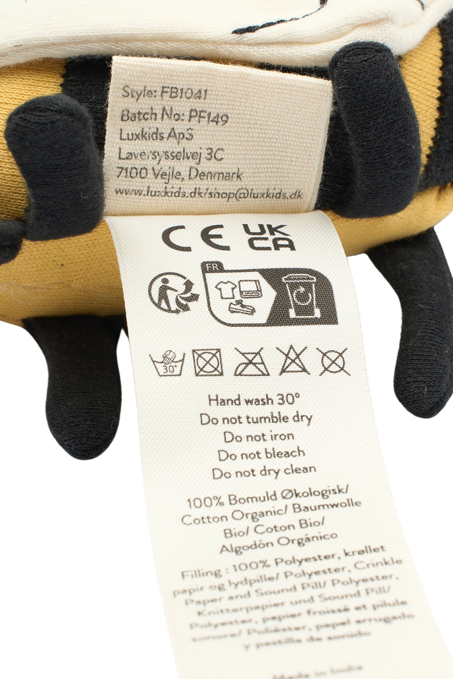 Babyrassel "Bolette die Biene"