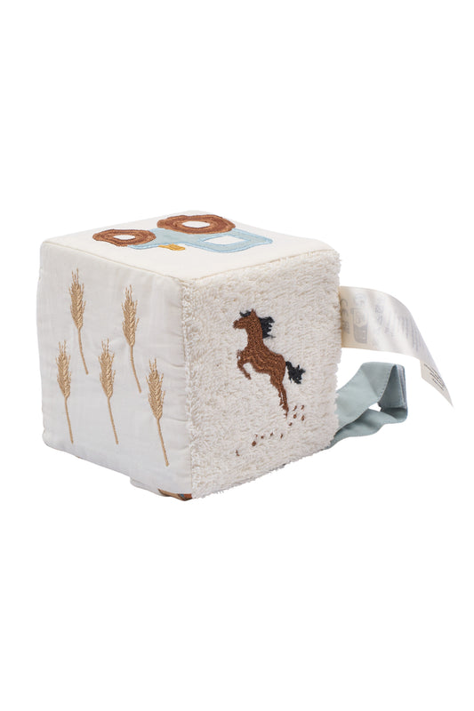 Spielwürfel aus Stoff - "Kleiner Bauernhof"