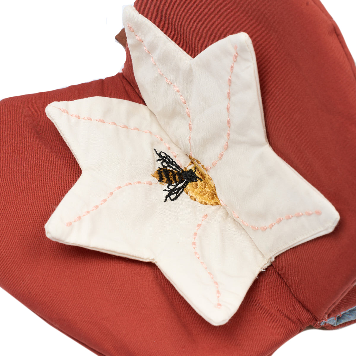 Stoffbuch für Babys - "Roter Apfel"