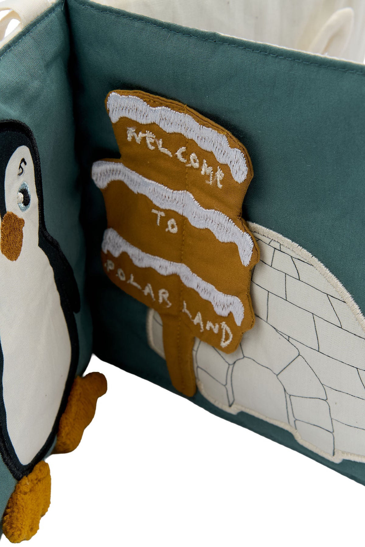 Stoffbuch für Babys - "Polarland"