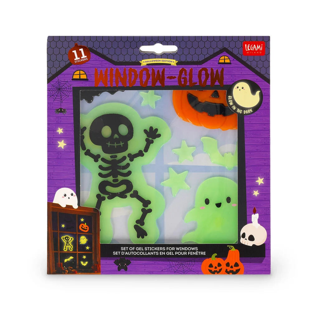 "Skeleton" - Windo-Glow Gel-Fensteraufkleber