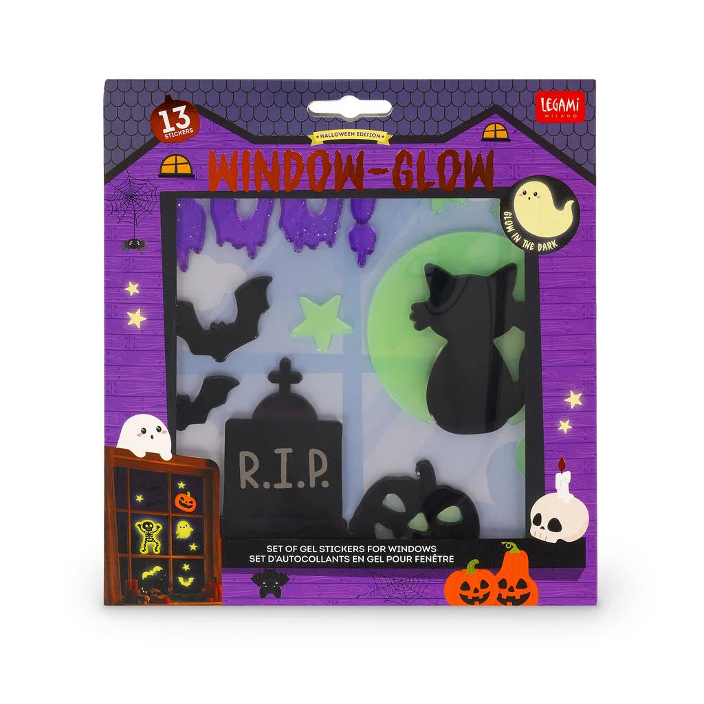 "Boo" - Window-Glow Gel-Fensteraufkleber