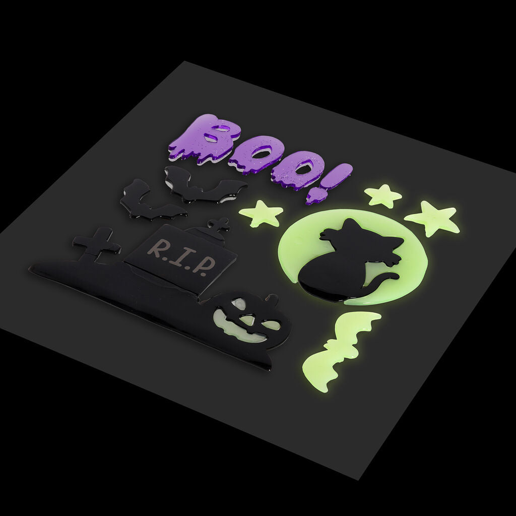 "Boo" - Window-Glow Gel-Fensteraufkleber