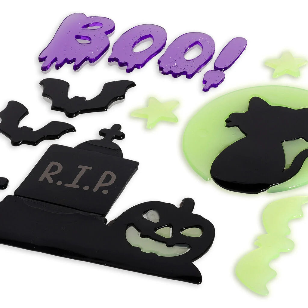 "Boo" - Window-Glow Gel-Fensteraufkleber