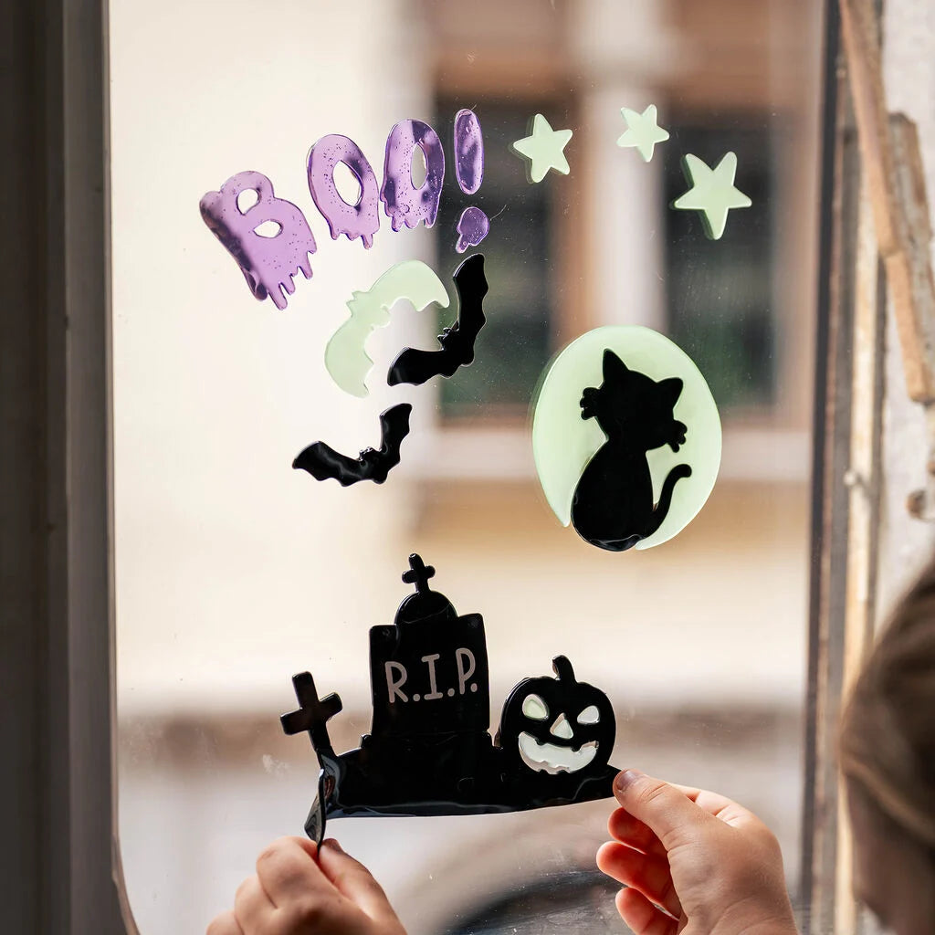 "Boo" - Window-Glow Gel-Fensteraufkleber