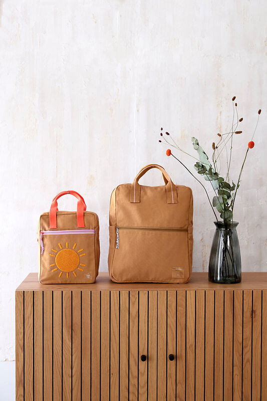 Kindergartenrucksack "Square", Little One & Me - Small, Karamell
