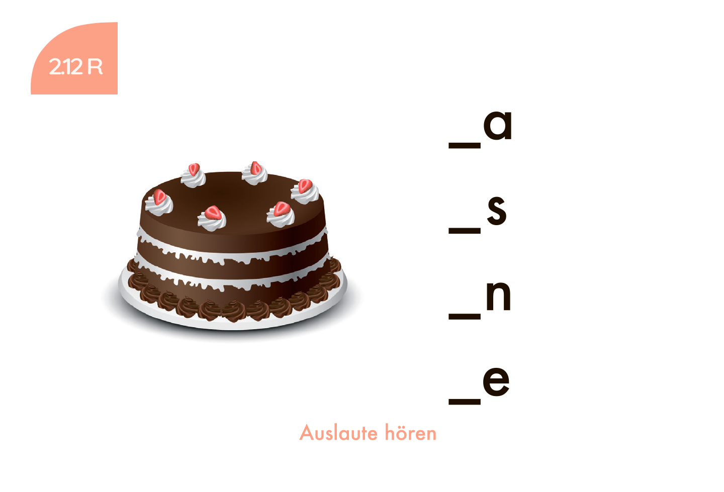 Kartensatz: An- und Auslaute hören (1. Klasse)