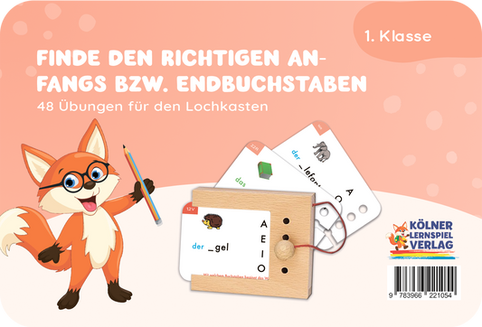 Kartensatz: Anfangs- und Endbuchstaben (1. Klasse)