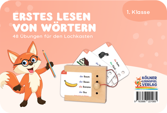 Kartensatz: Erstes Lesen von Wörtern (1. Klasse)