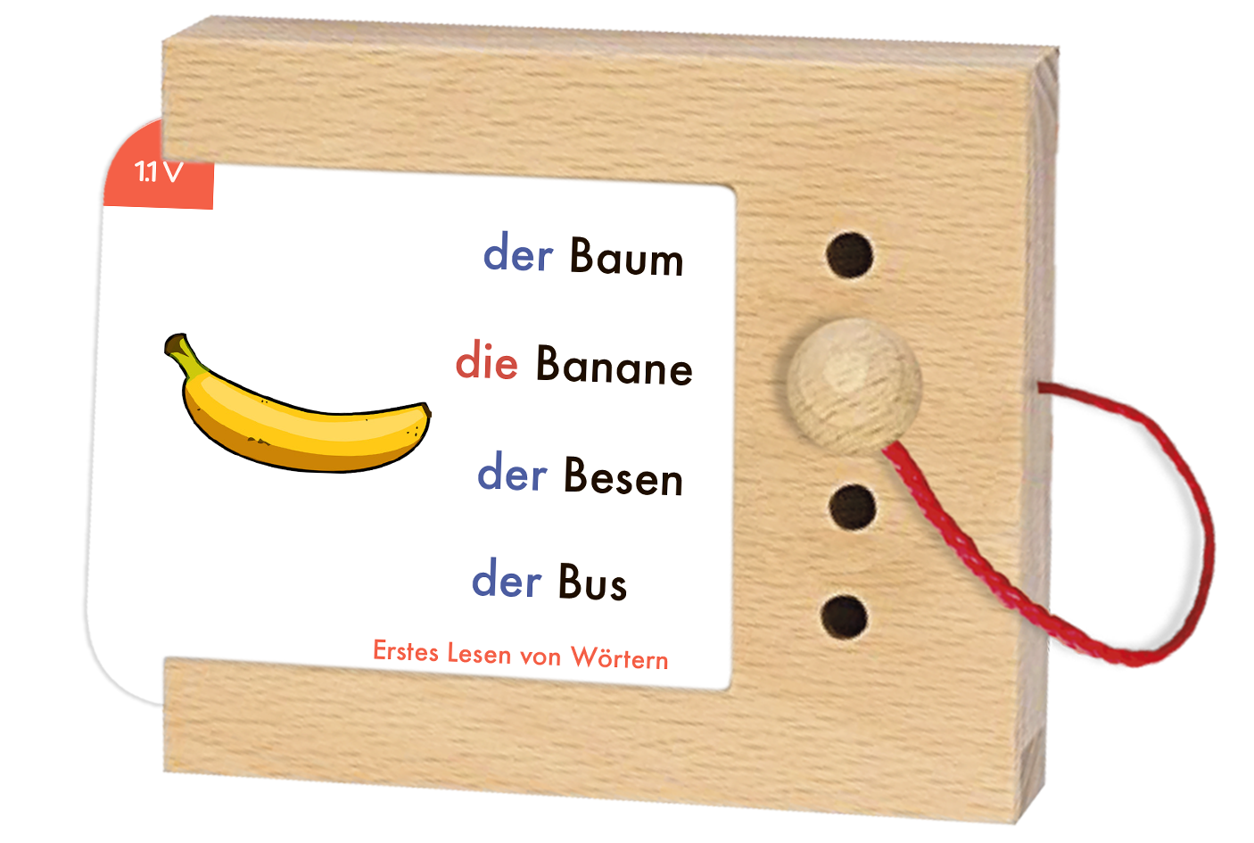 Kartensatz: Erstes Lesen von Wörtern (1. Klasse)