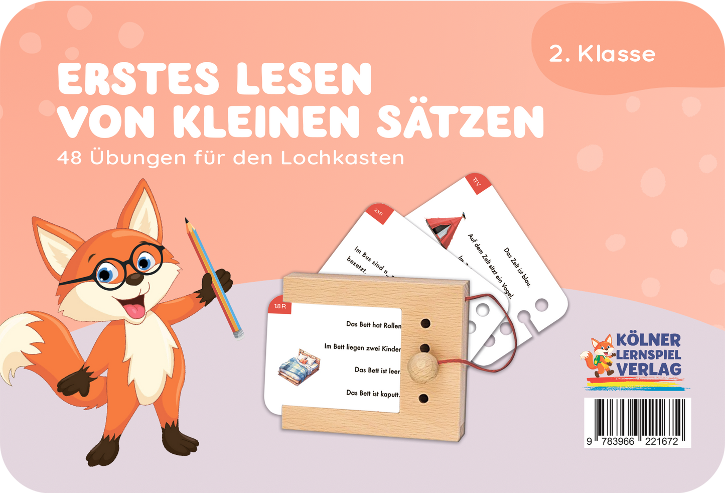 Kartensatz: Erstes Lesen von kleinen Sätzen (2. Klasse)