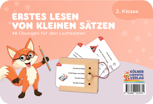 Kartensatz: Erstes Lesen von kleinen Sätzen (2. Klasse)