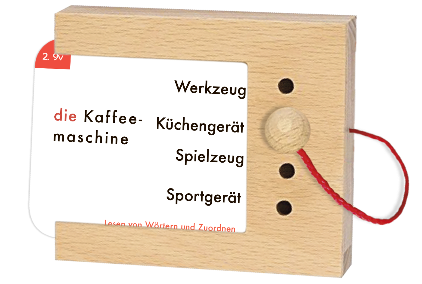 Kartensatz: Lesen von Wörtern und Zuordnen (2. Klasse)