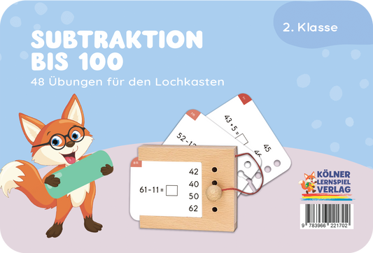 Kartensatz: Subtraktion bis 100 (2. Klasse)