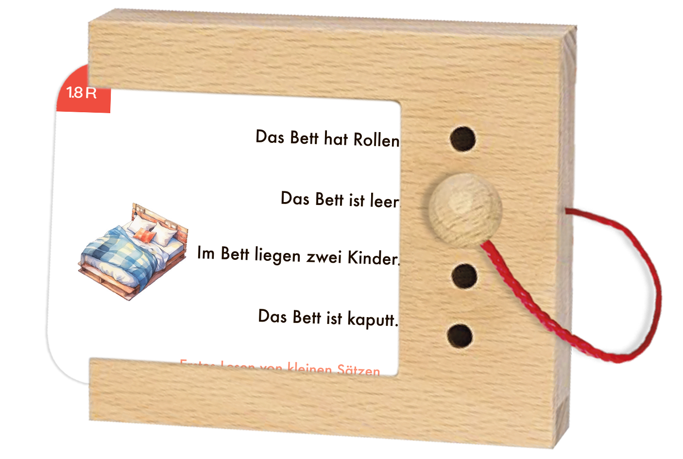 Kartensatz: Erstes Lesen von kleinen Sätzen (2. Klasse)