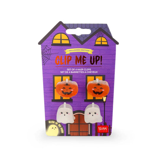 Set aus 4 Halloween Mini-Haarclips - "Clip me Up!"