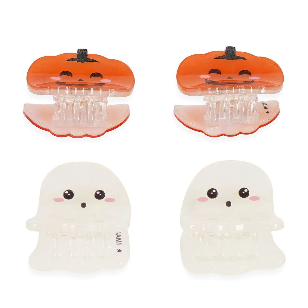 Set aus 4 Halloween Mini-Haarclips - "Clip me Up!"