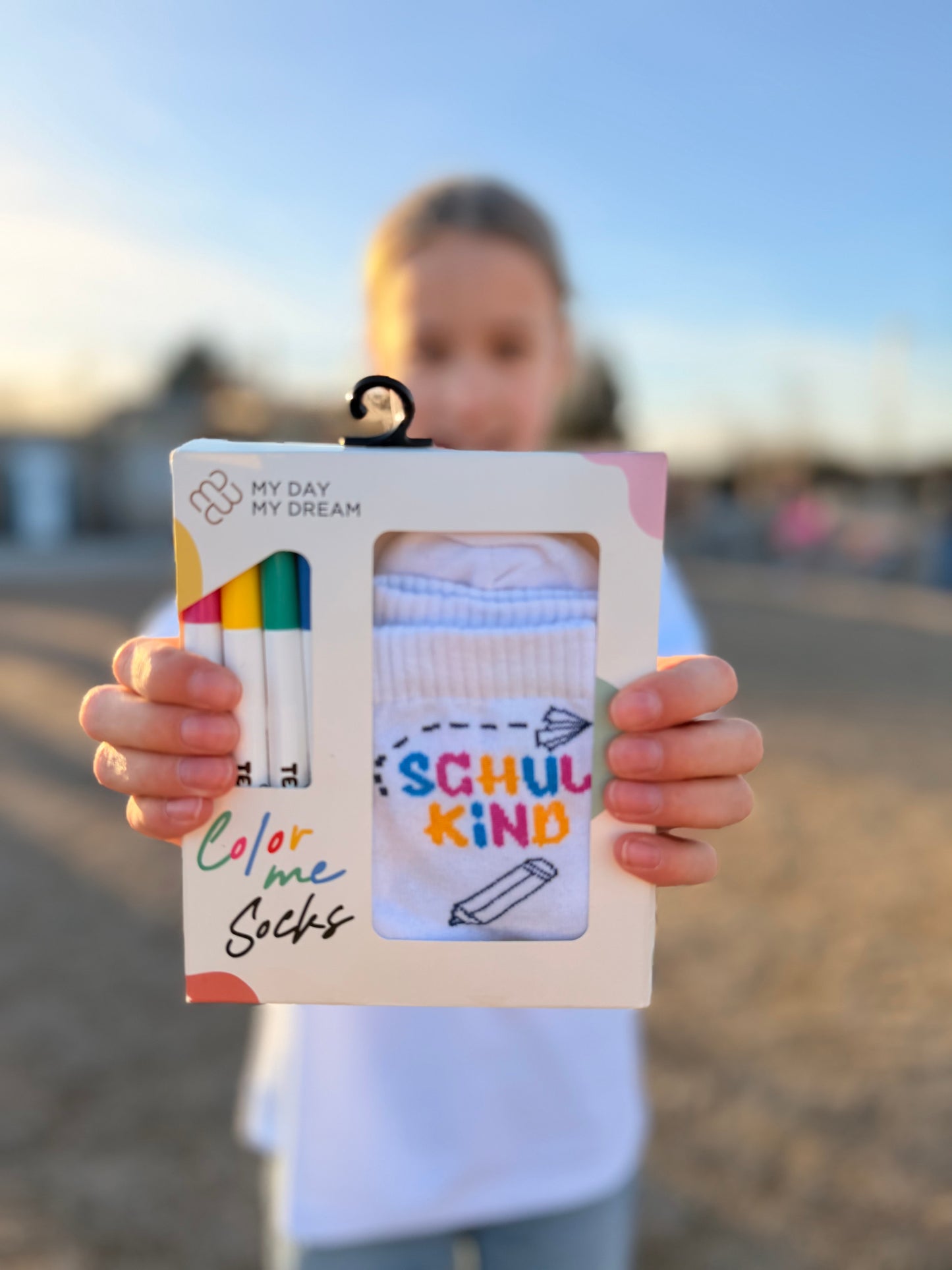 Color-Me Kindersocken "SCHULKIND"