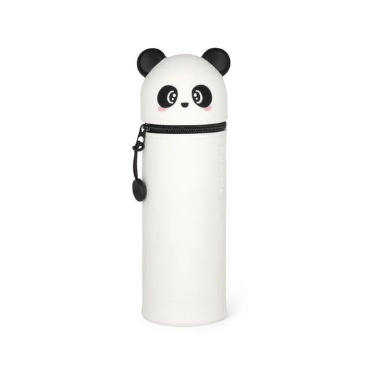 "Panda" 2-in-1-Federmäppchen aus Silikon - Kawaii