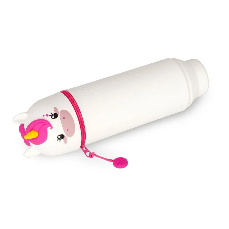 "Einhorn" 2-in-1-Federmäppchen aus Silikon - Kawaii