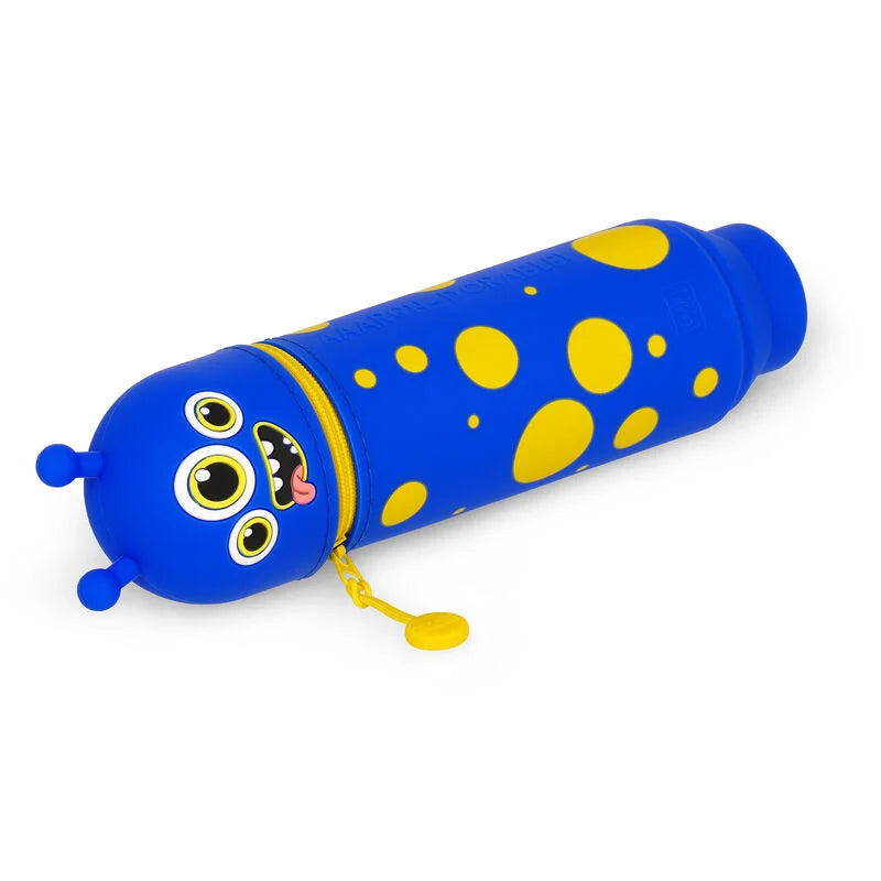 "Monster" 2-in-1-Federmäppchen aus Silikon - Kawaii