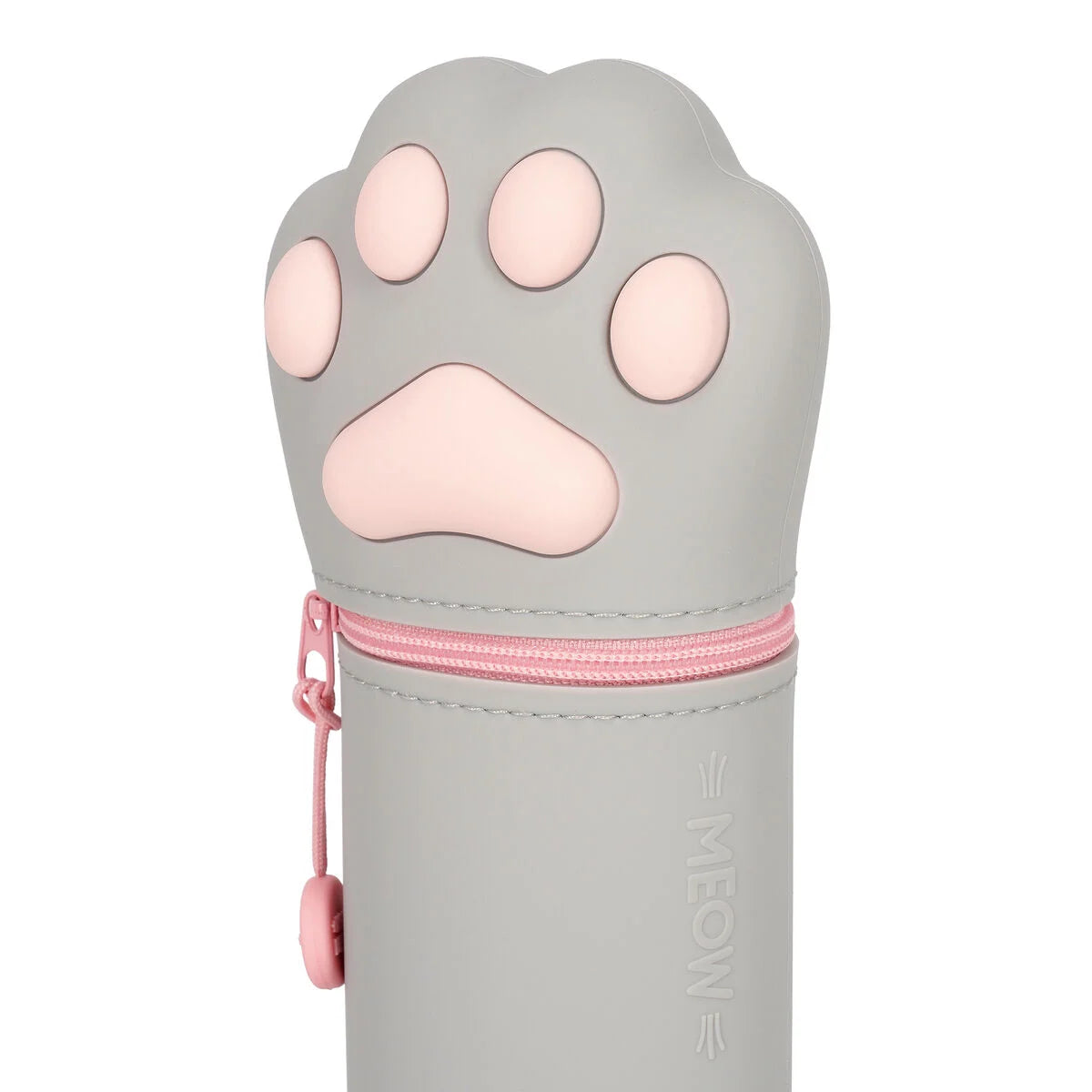 "Kitty" 2-in-1-Federmäppchen aus Silikon - Kawaii