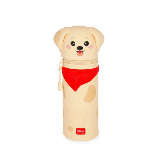"Golden" 2-in-1-Federmäppchen aus Silikon - Kawaii