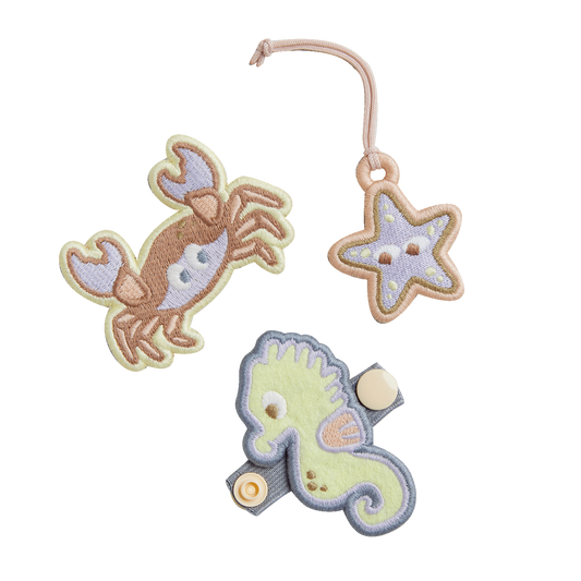 Kids Adventure Patch Set "seahorse multic"